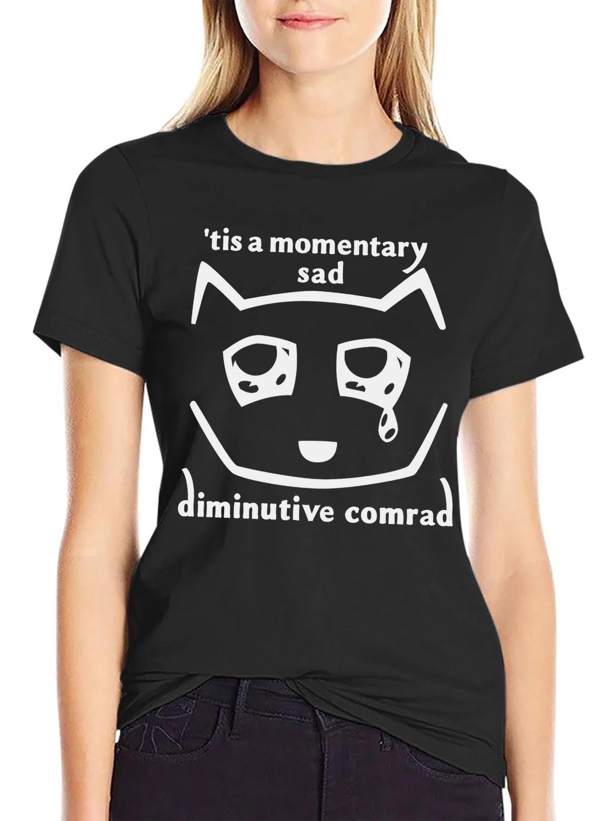 Momentary Sad Cat T-Shirt - Unisex Graphic Tee product image 5