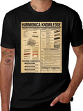 Harmonica Knowledge Graphic T-Shirt product image 1