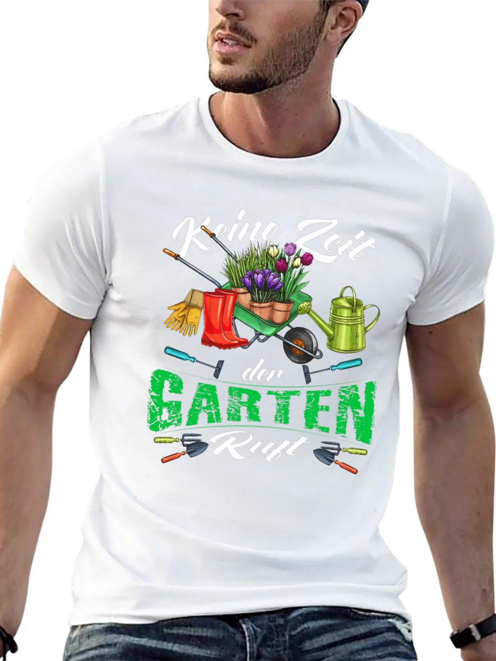 Gardening T-Shirt - Keine Zeit der Garten Ruft product image 4