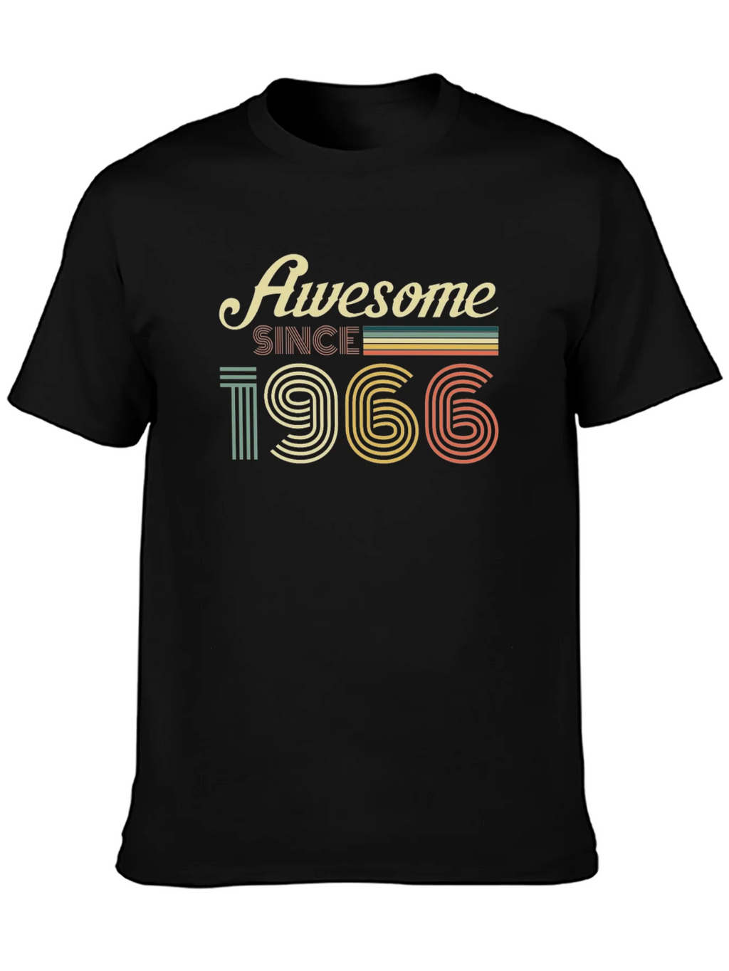Awesome Since 1966 T-Shirt - Retro Birthday Tee product image 6
