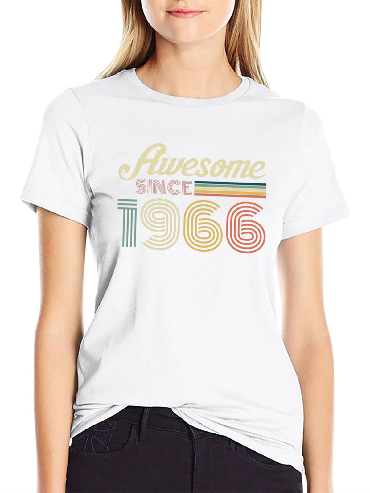 Awesome Since 1966 T-Shirt - Retro Birthday Tee product image 11
