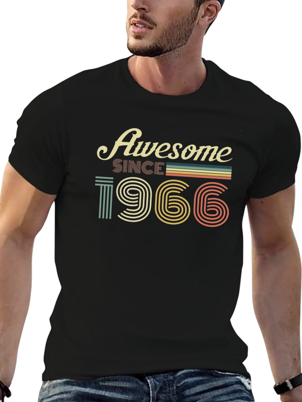 Awesome Since 1966 T-Shirt - Retro Birthday Tee product image 9