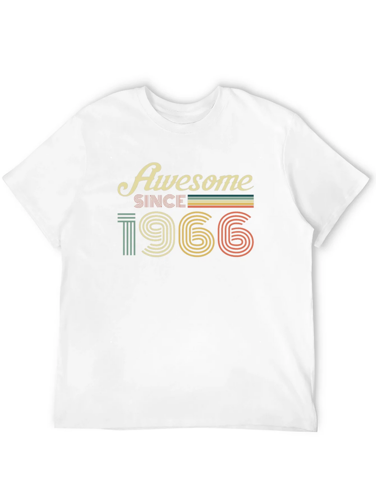 Awesome Since 1966 T-Shirt - Retro Birthday Tee product image 3
