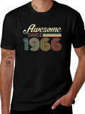 Awesome Since 1966 T-Shirt - Retro Birthday Tee product image 1