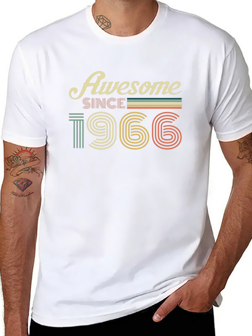 Awesome Since 1966 T-Shirt - Retro Birthday Tee product image 10