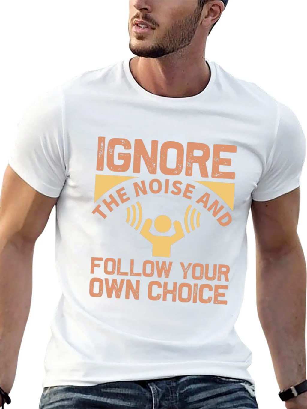 Ignore Noise Follow Choice T-Shirt product image 4
