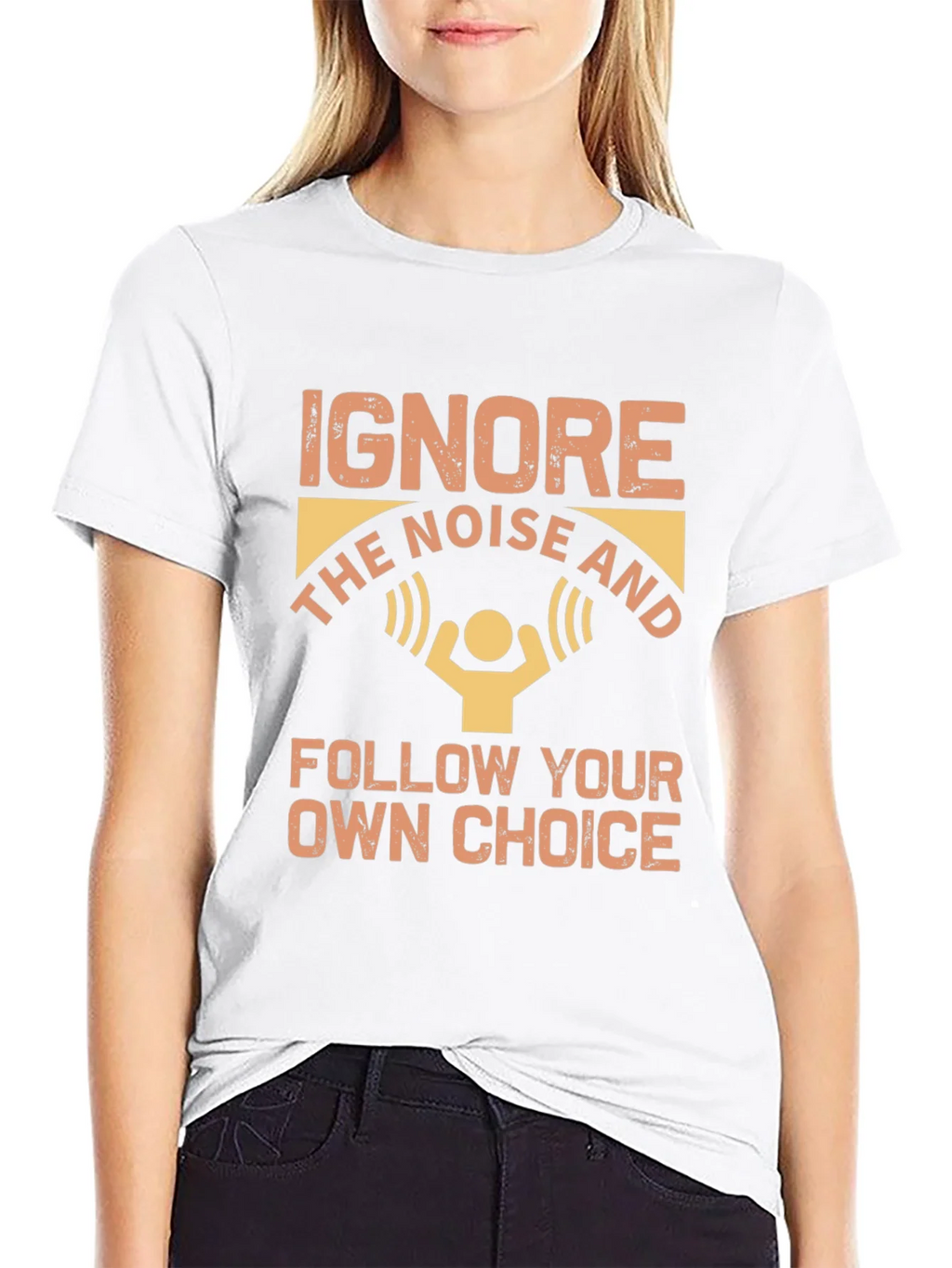 Ignore Noise Follow Choice T-Shirt product image 11