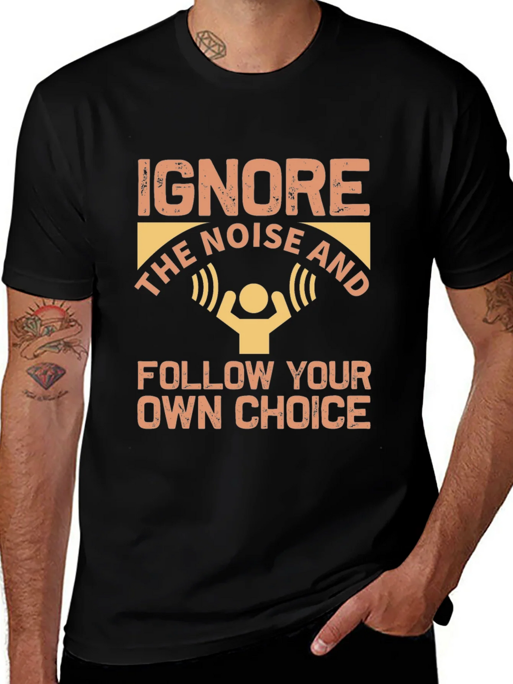 Ignore Noise Follow Choice T-Shirt product image 1