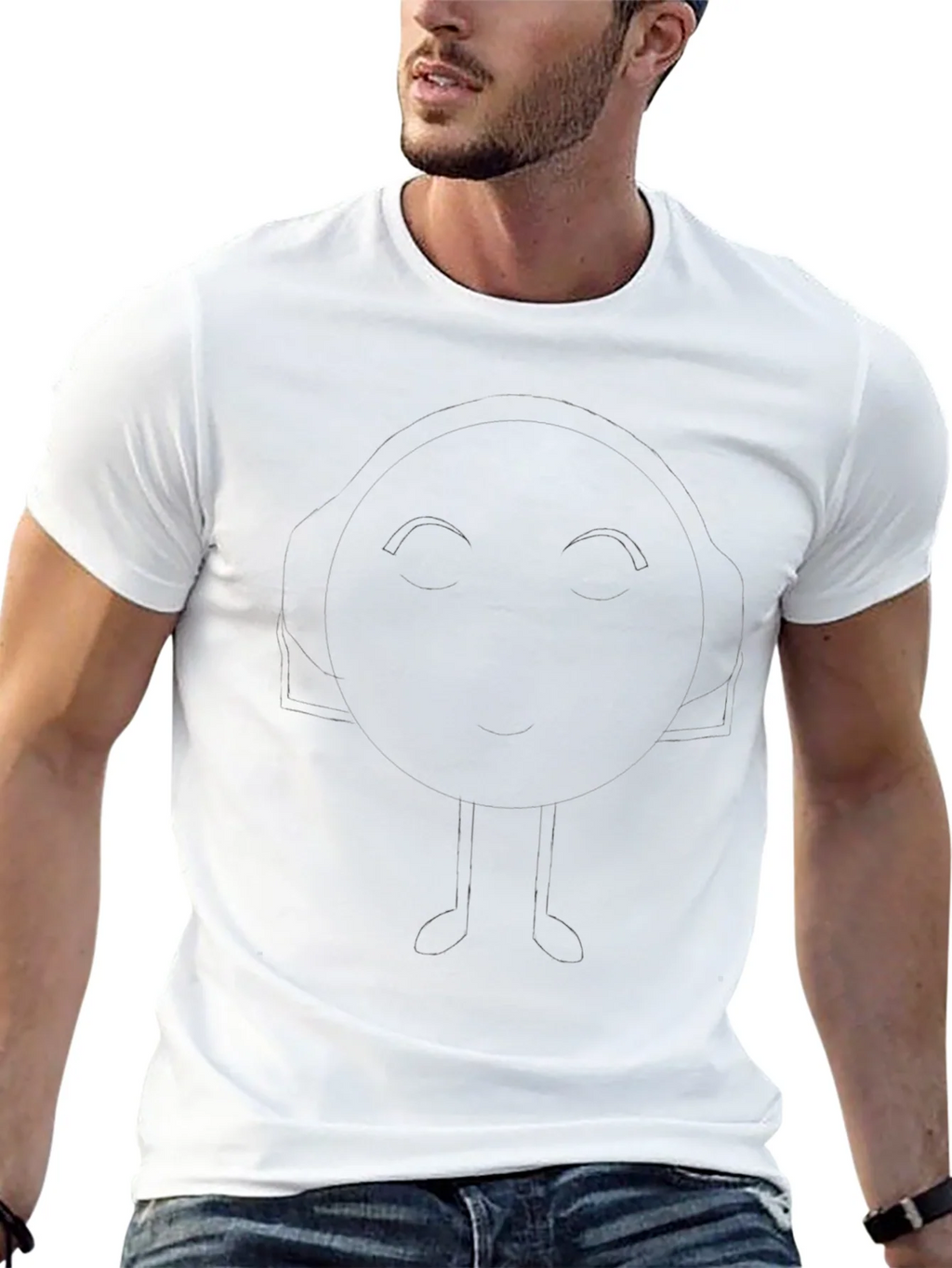 Simple Black Graphic Tee product image 4