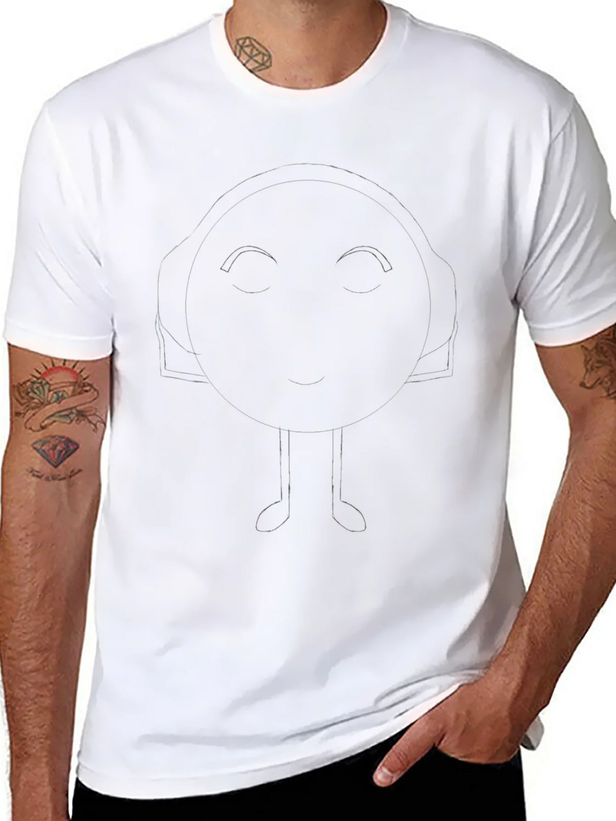 Simple Black Graphic Tee product image 10