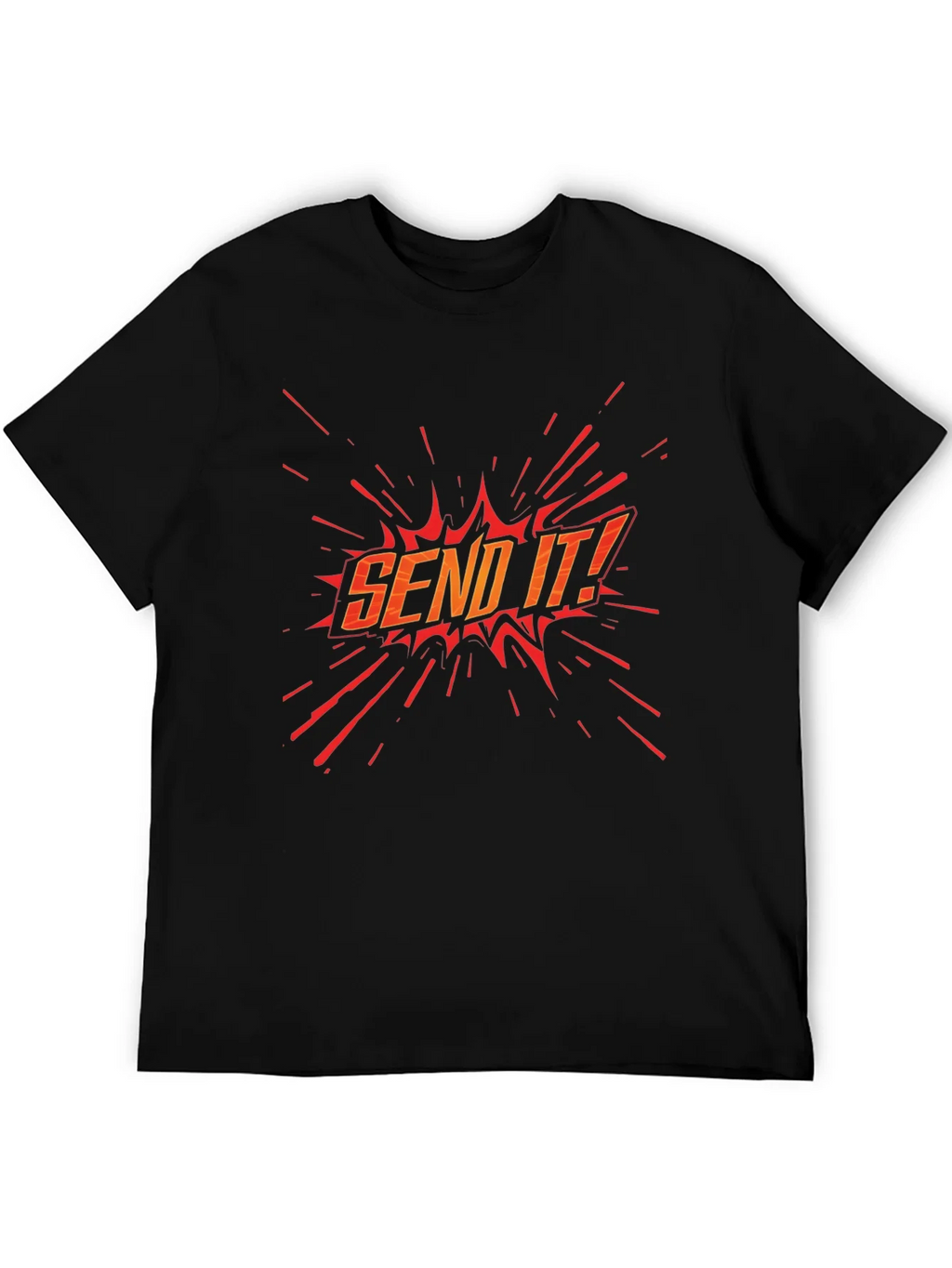 Send It! Graphic Black T-Shirt product image 8