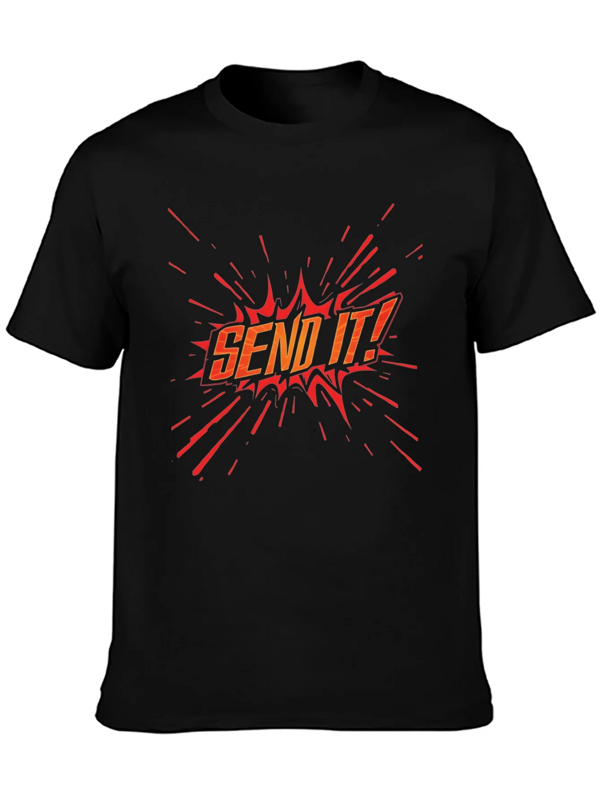 Send It! Graphic Black T-Shirt product image 6