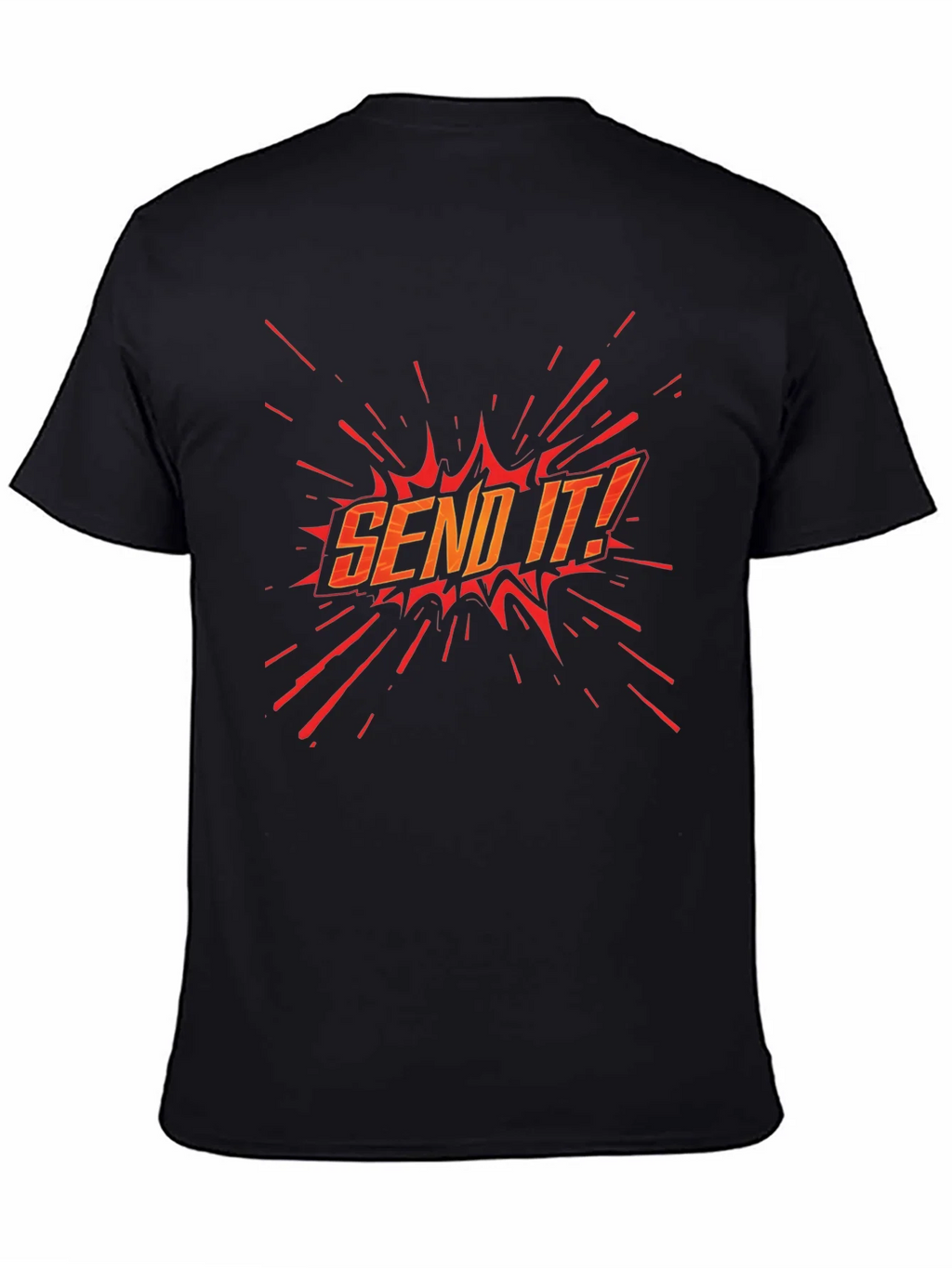 Send It! Graphic Black T-Shirt product image 7