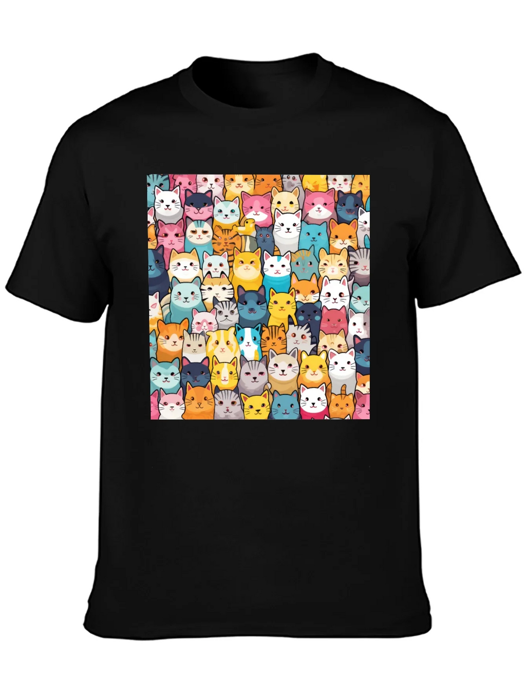 Fun Cat Faces T-Shirt - Unisex product image 6