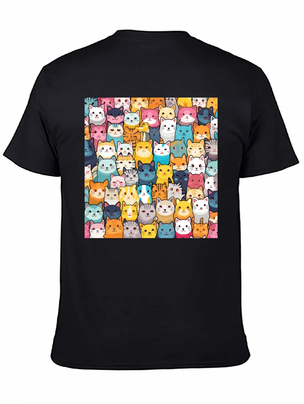 Fun Cat Faces T-Shirt - Unisex product image 7