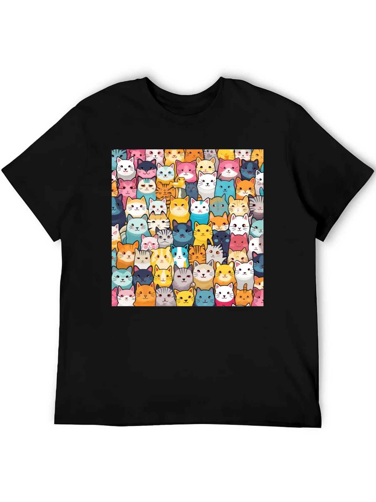 Fun Cat Faces T-Shirt - Unisex product image 8