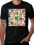 Fun Cat Faces T-Shirt - Unisex product image 1