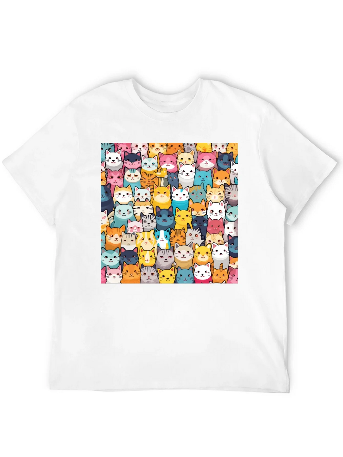 Fun Cat Faces T-Shirt - Unisex product image 3