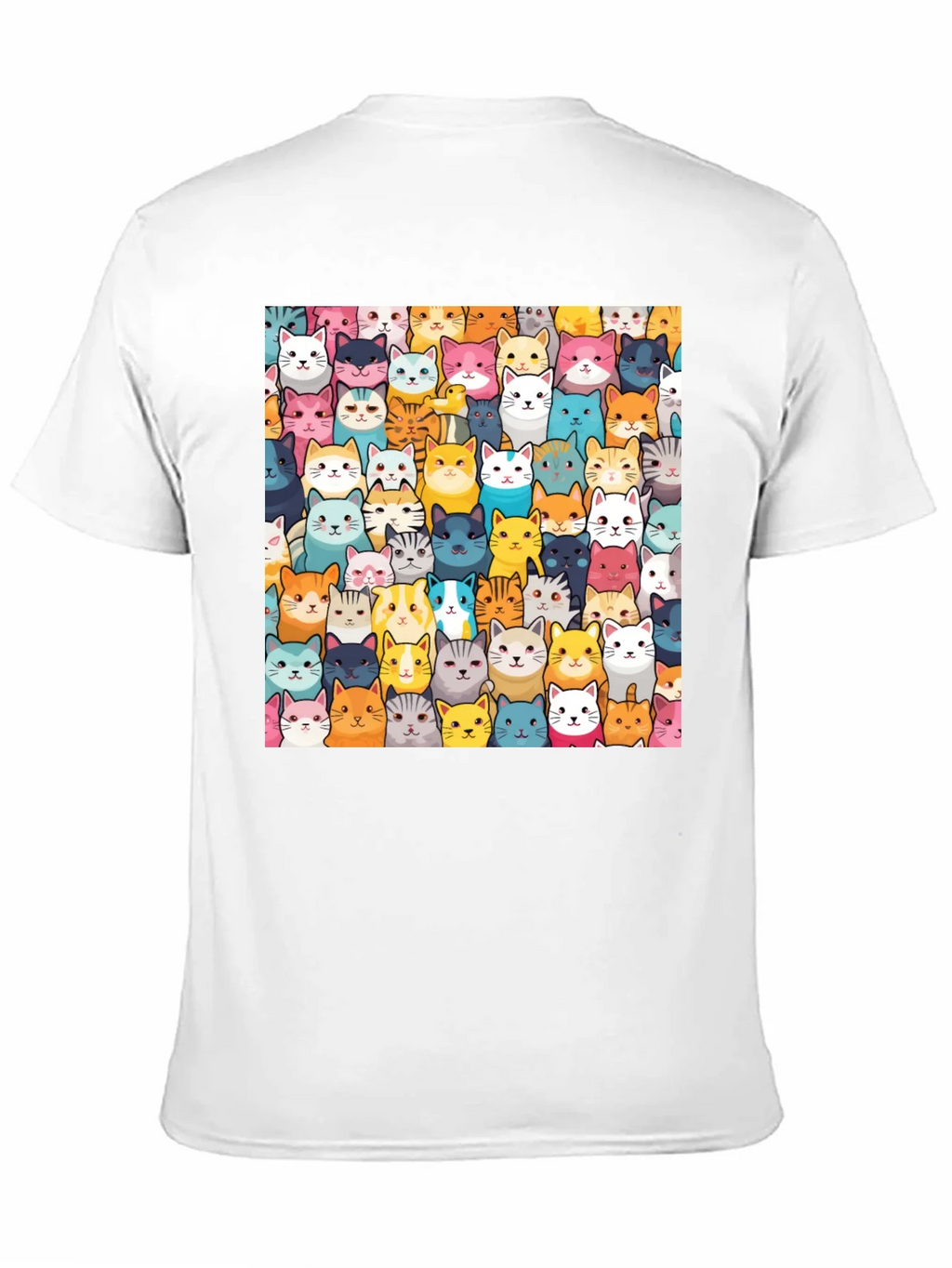 Fun Cat Faces T-Shirt - Unisex product image 2