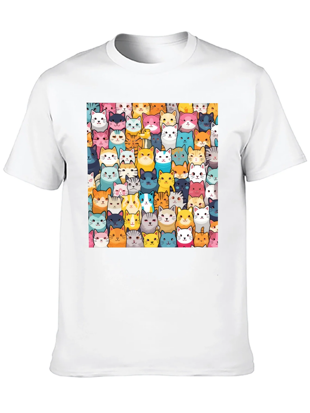 Fun Cat Faces T-Shirt - Unisex product image 12