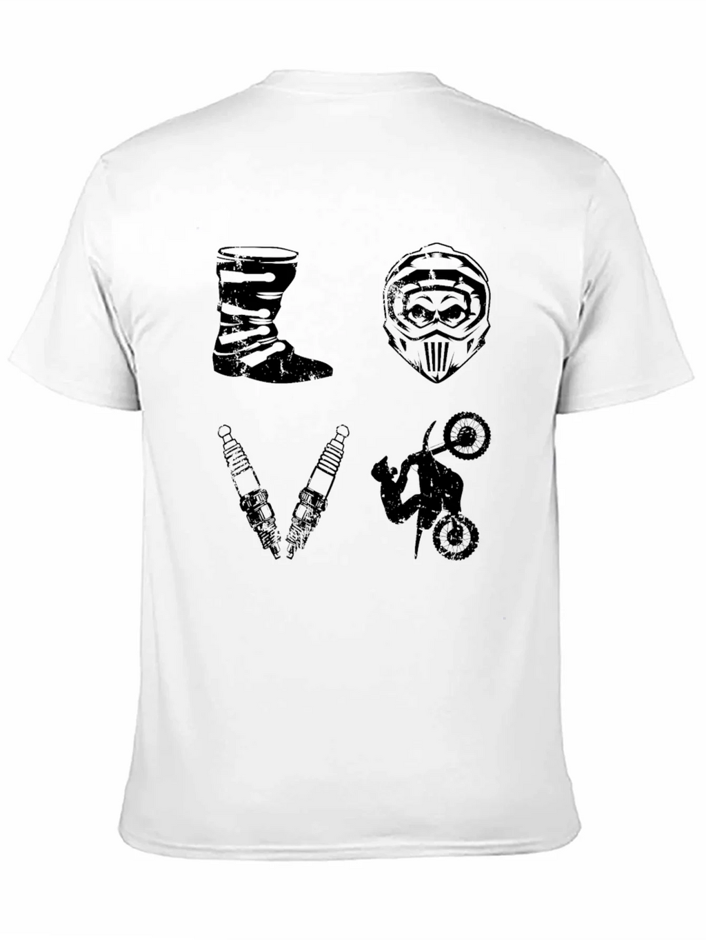 Motocross Love T-Shirt Motorcycle Graphic Tee product image 2
