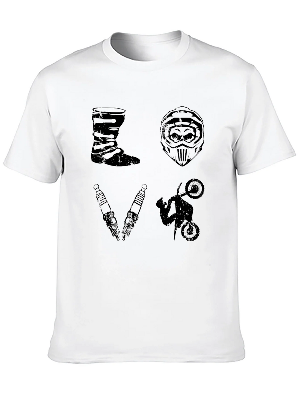Motocross Love T-Shirt Motorcycle Graphic Tee product image 12