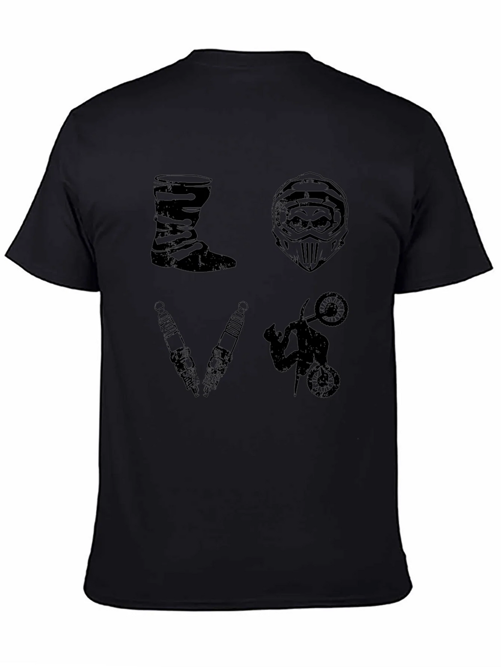 Motocross Love T-Shirt Motorcycle Graphic Tee product image 7