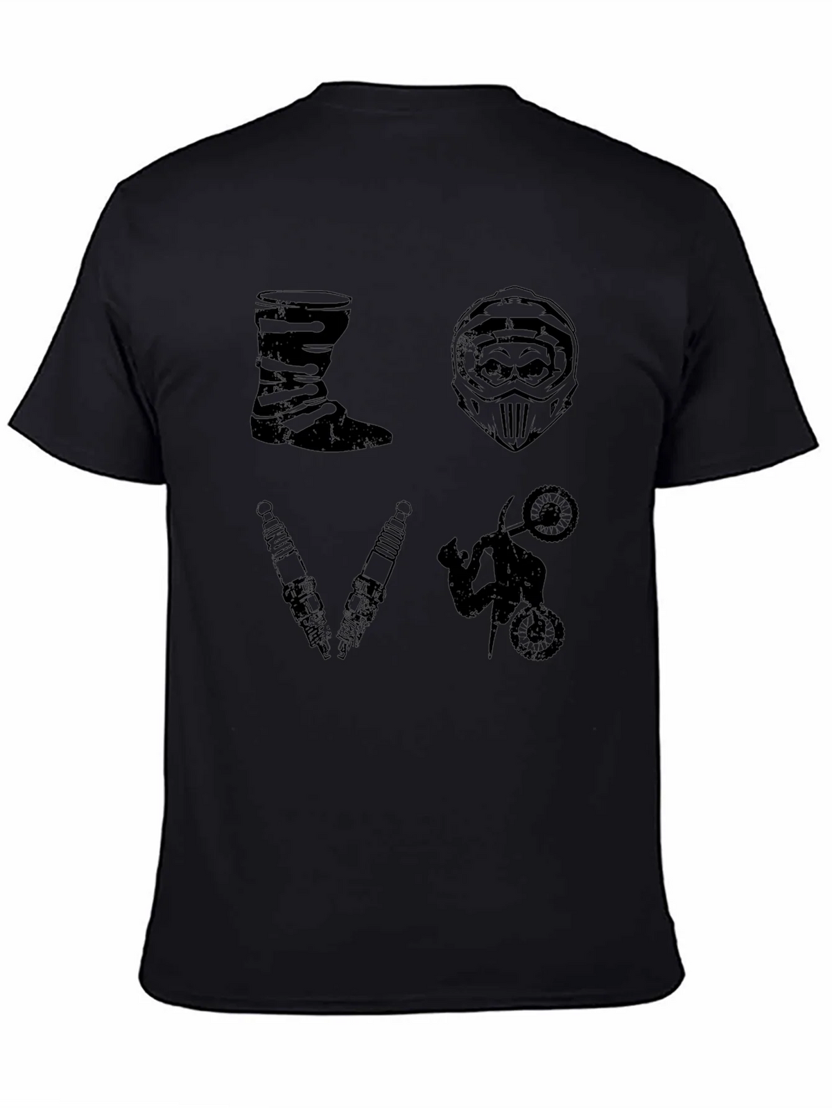 Motocross Love T-Shirt Motorcycle Graphic Tee product image 7
