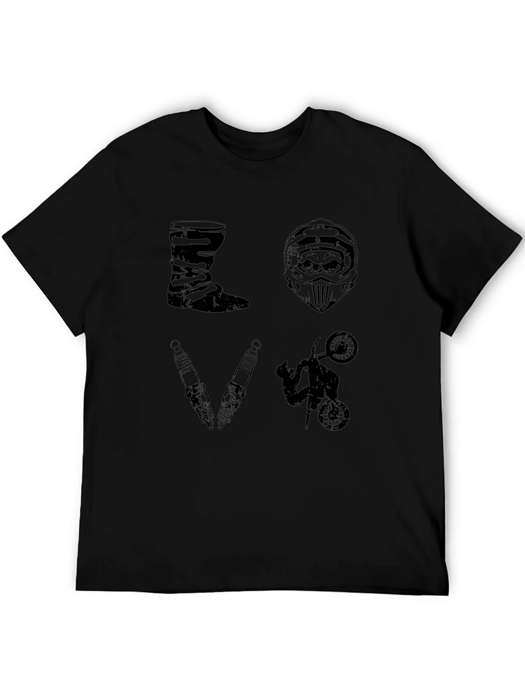 Motocross Love T-Shirt Motorcycle Graphic Tee product image 8