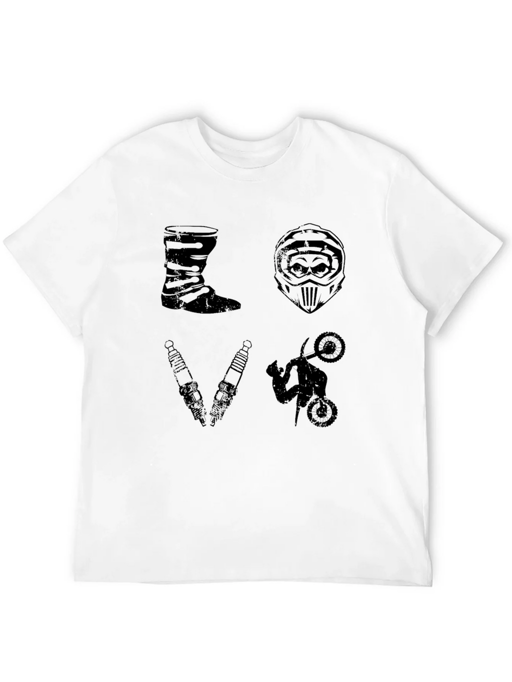 Motocross Love T-Shirt Motorcycle Graphic Tee product image 3