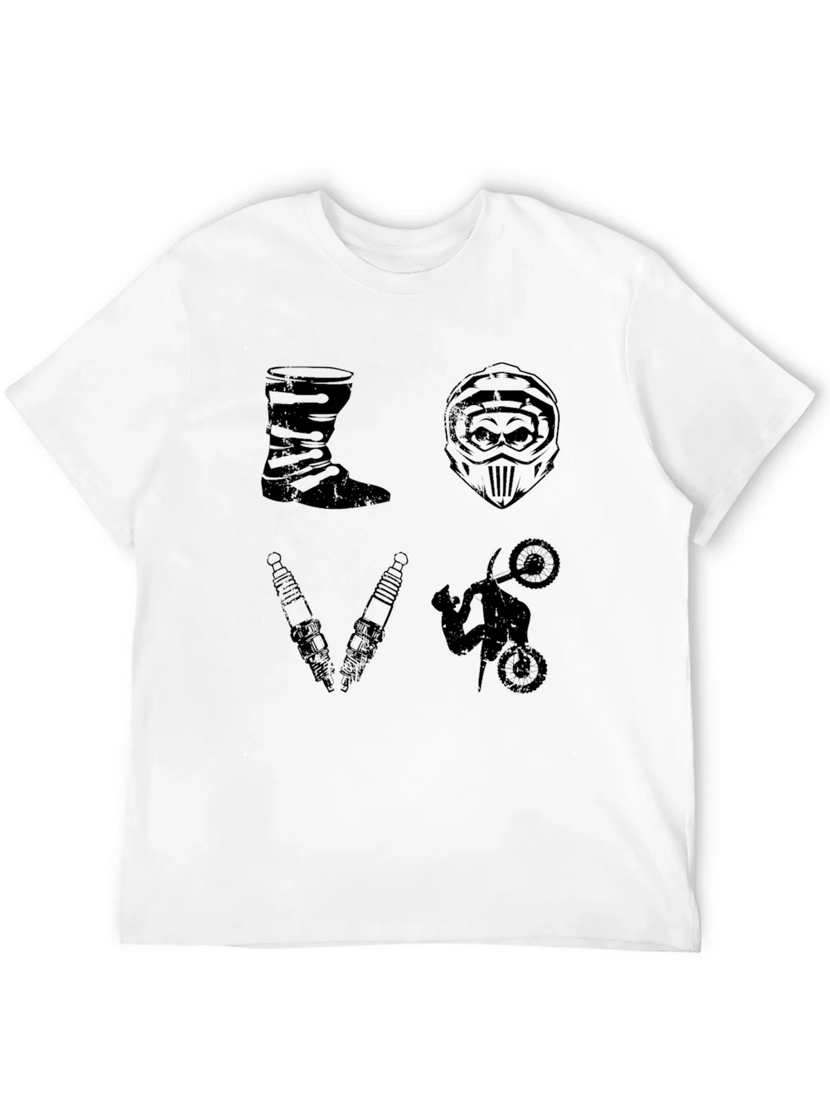 Motocross Love T-Shirt Motorcycle Graphic Tee product image 3