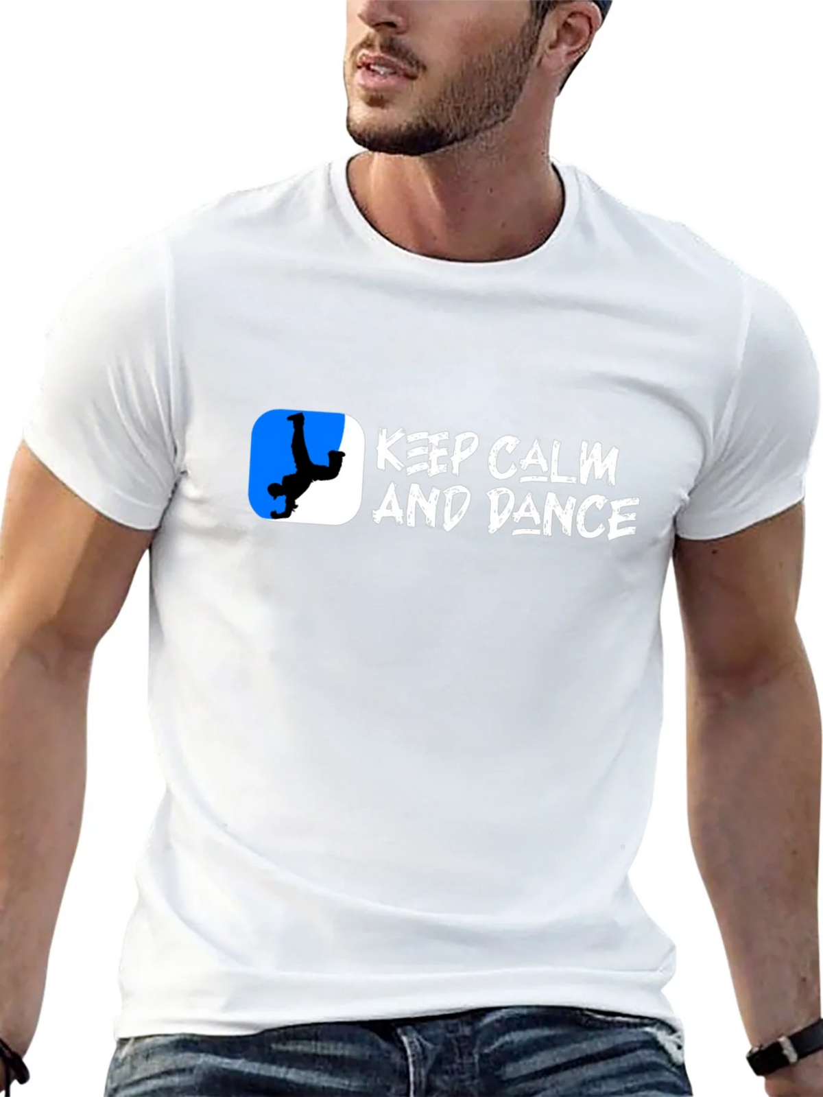 Keep Calm and Dance Graphic Tee product image 4