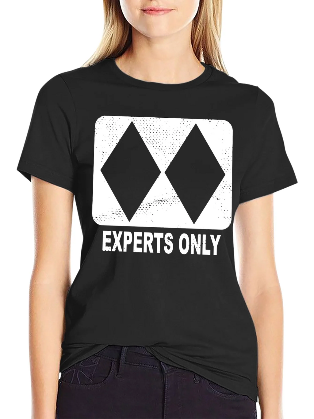 Experts Only Double Black Diamond Ski T-Shirt product image 5
