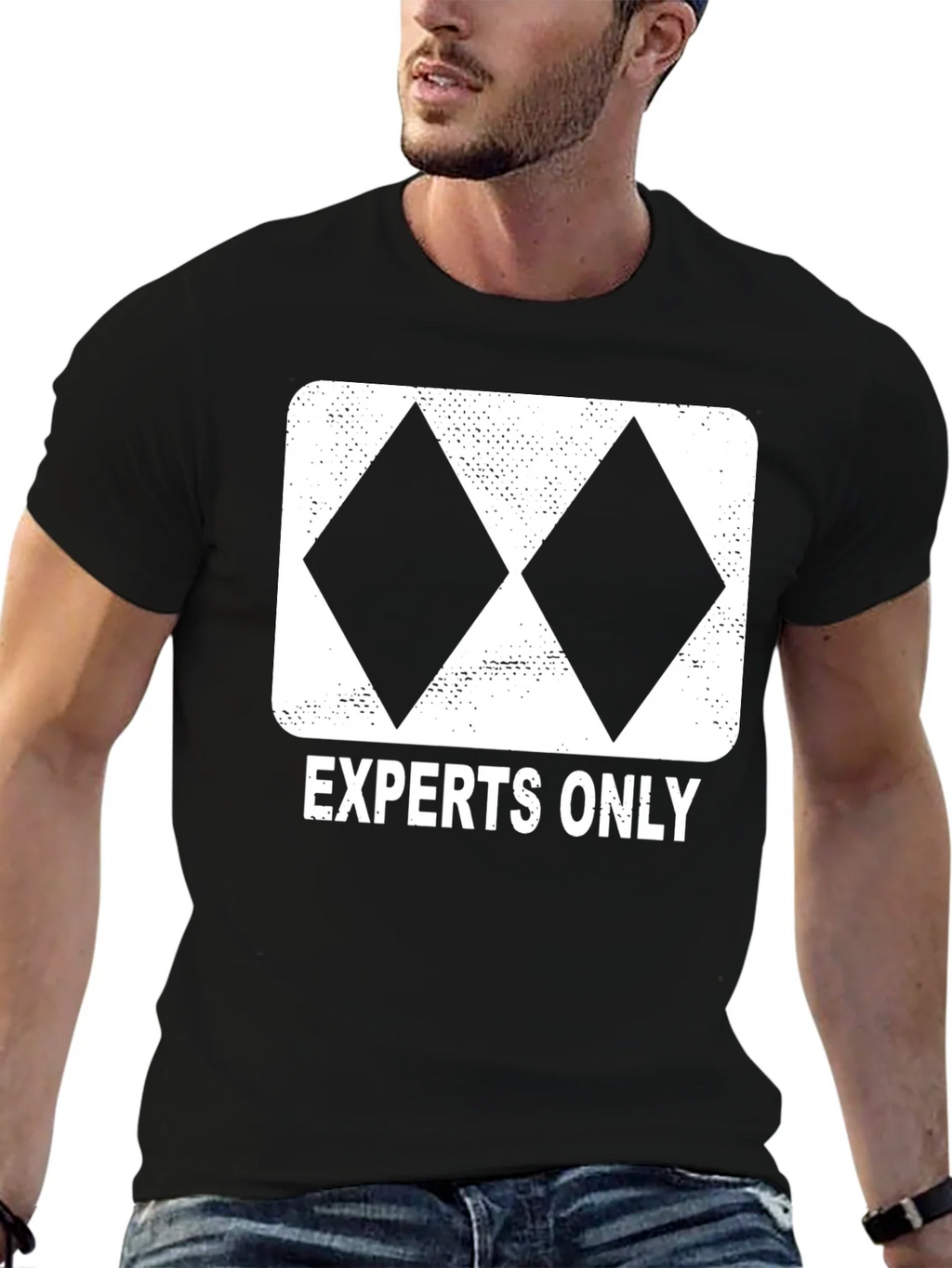 Experts Only Double Black Diamond Ski T-Shirt product image 9