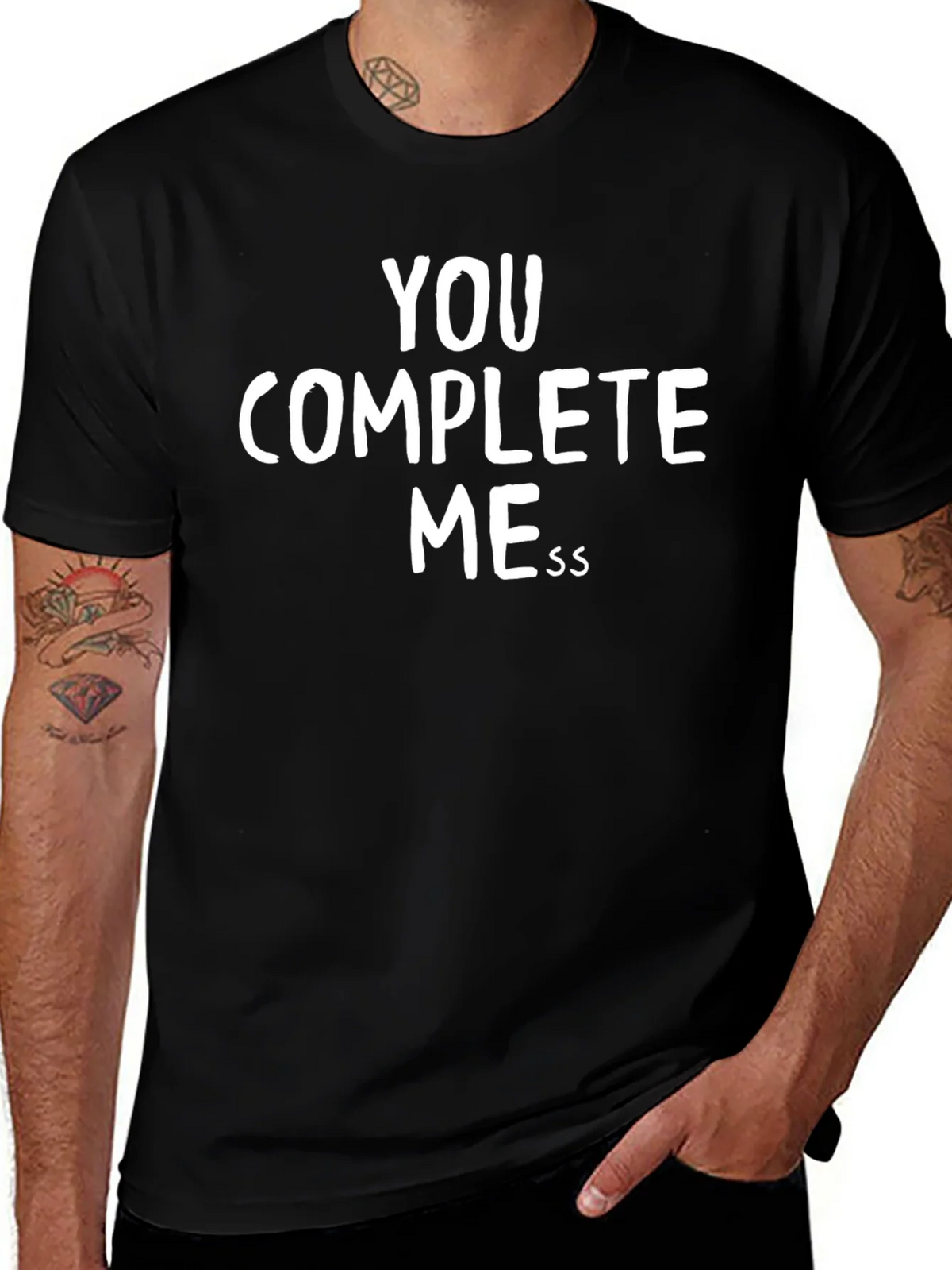 You Complete Mess Graphic Tee - Black product image 1