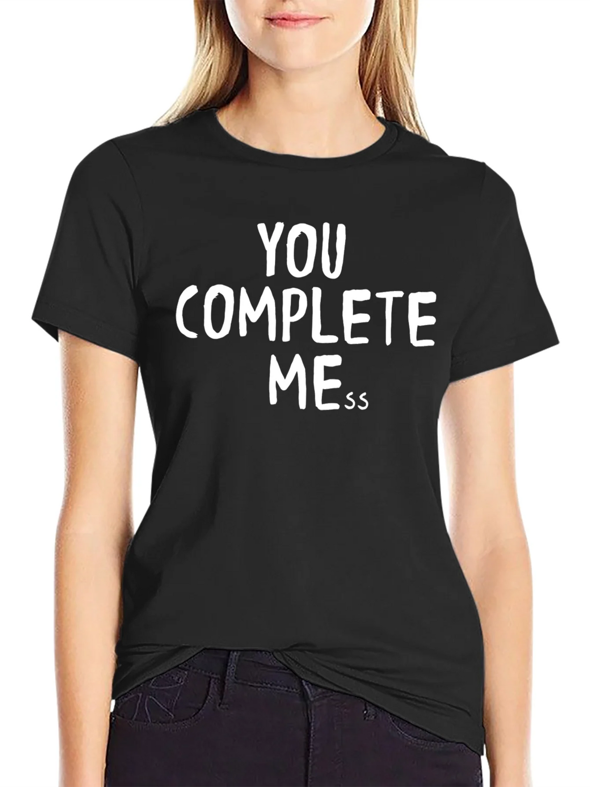 You Complete Mess Graphic Tee - Black product image 3