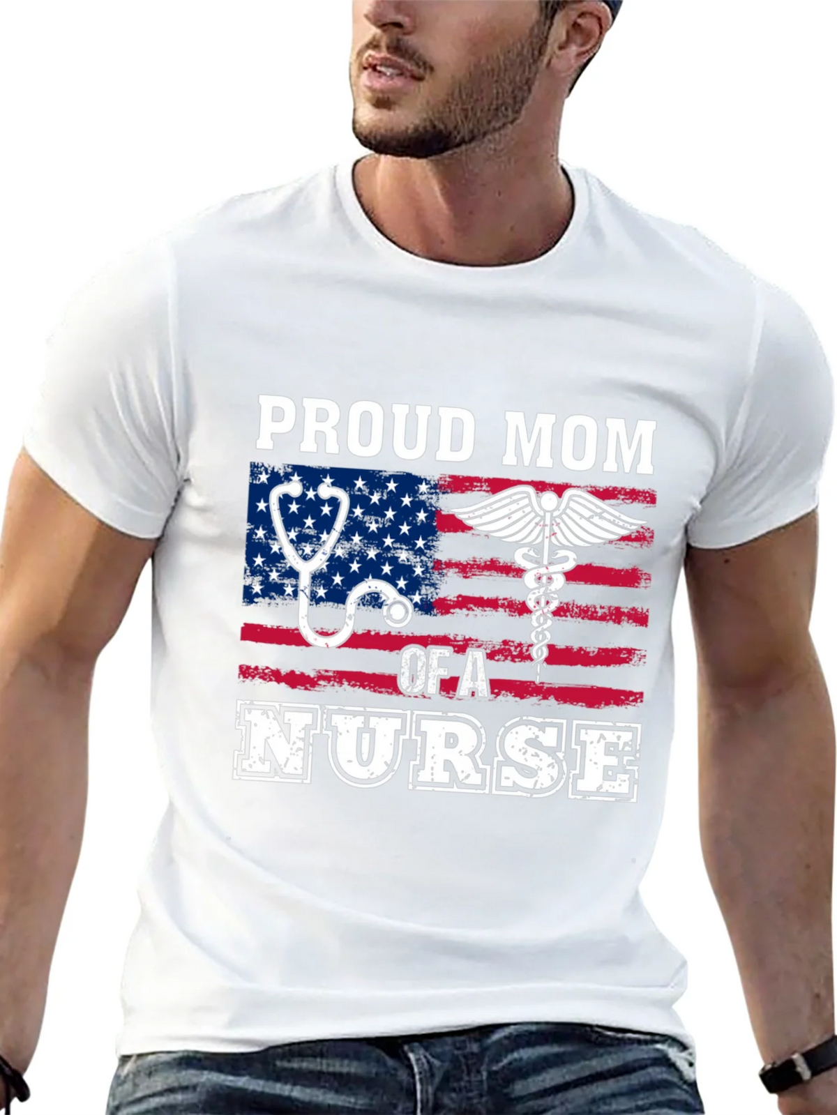Proud Mom of a Nurse T-Shirt product image 4