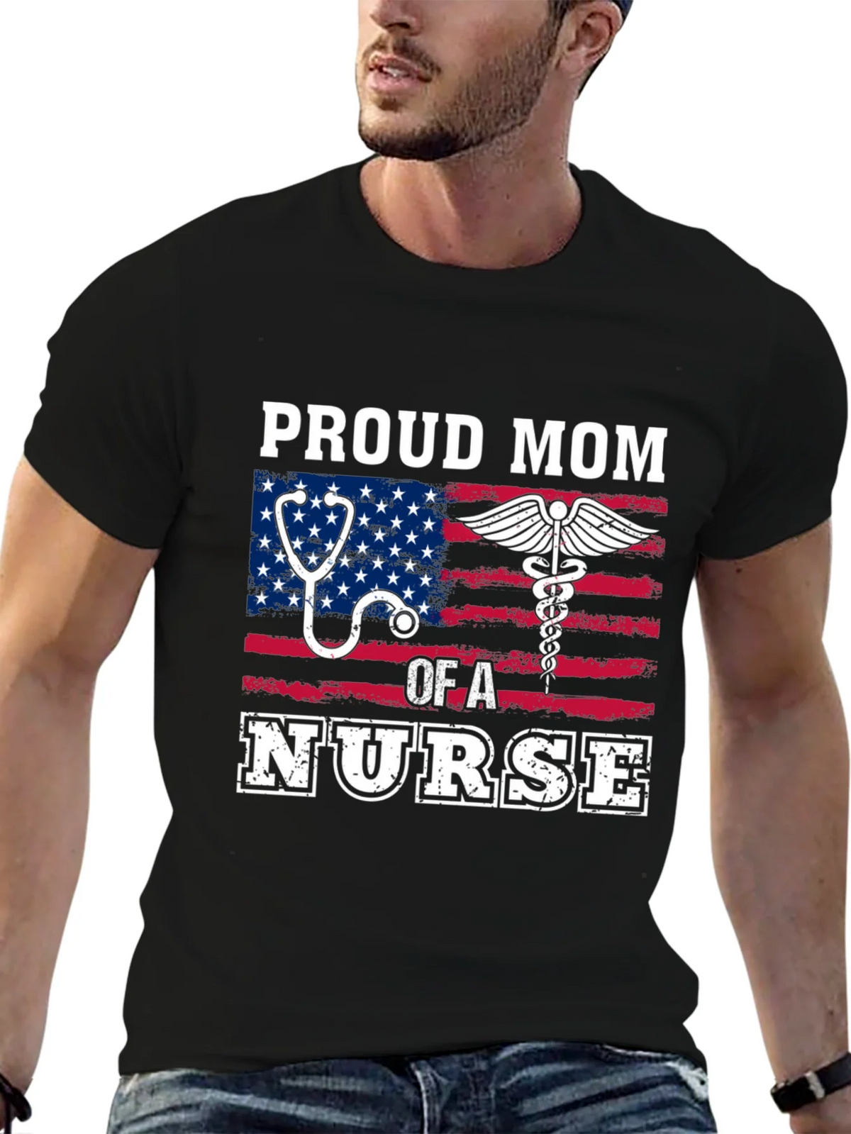 Proud Mom of a Nurse T-Shirt product image 9