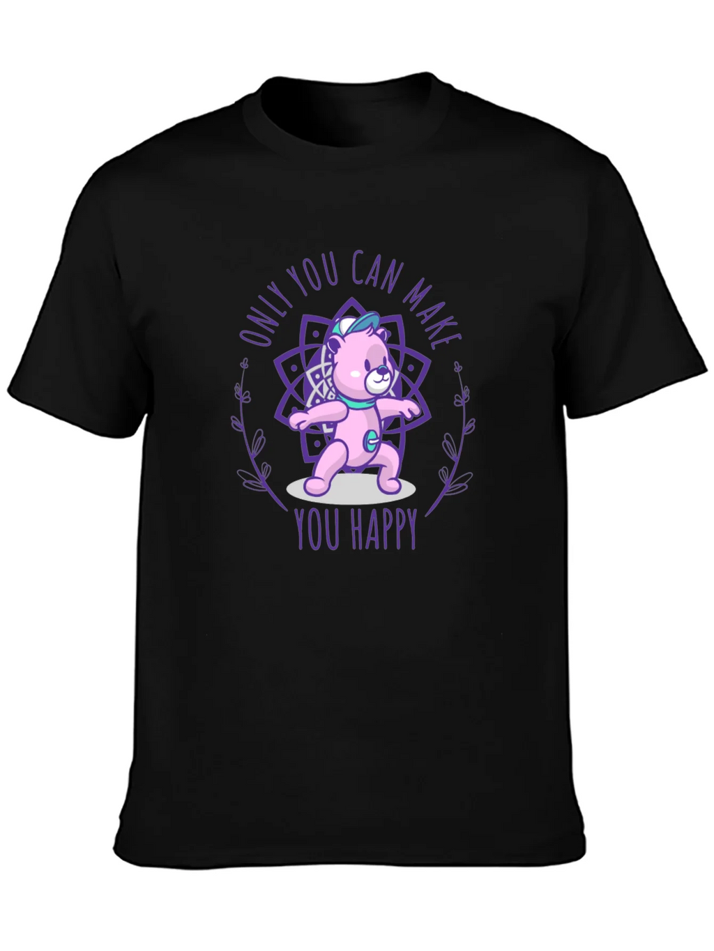 Yoga Bear Graphic Tee: Find Your Inner Peace product image 6