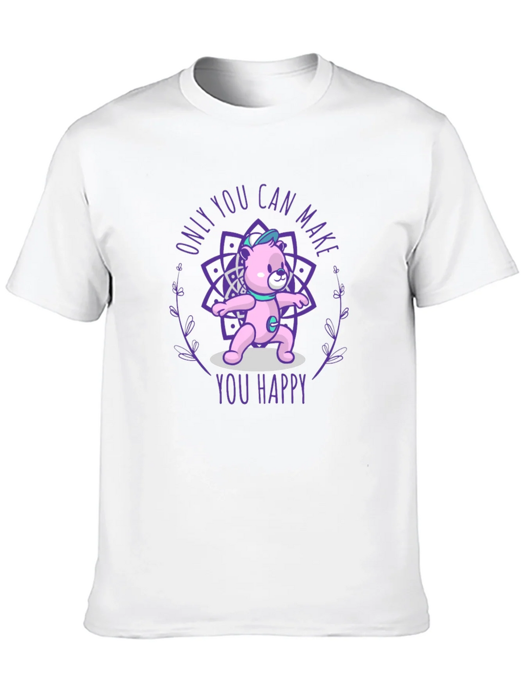 Yoga Bear Graphic Tee: Find Your Inner Peace product image 12
