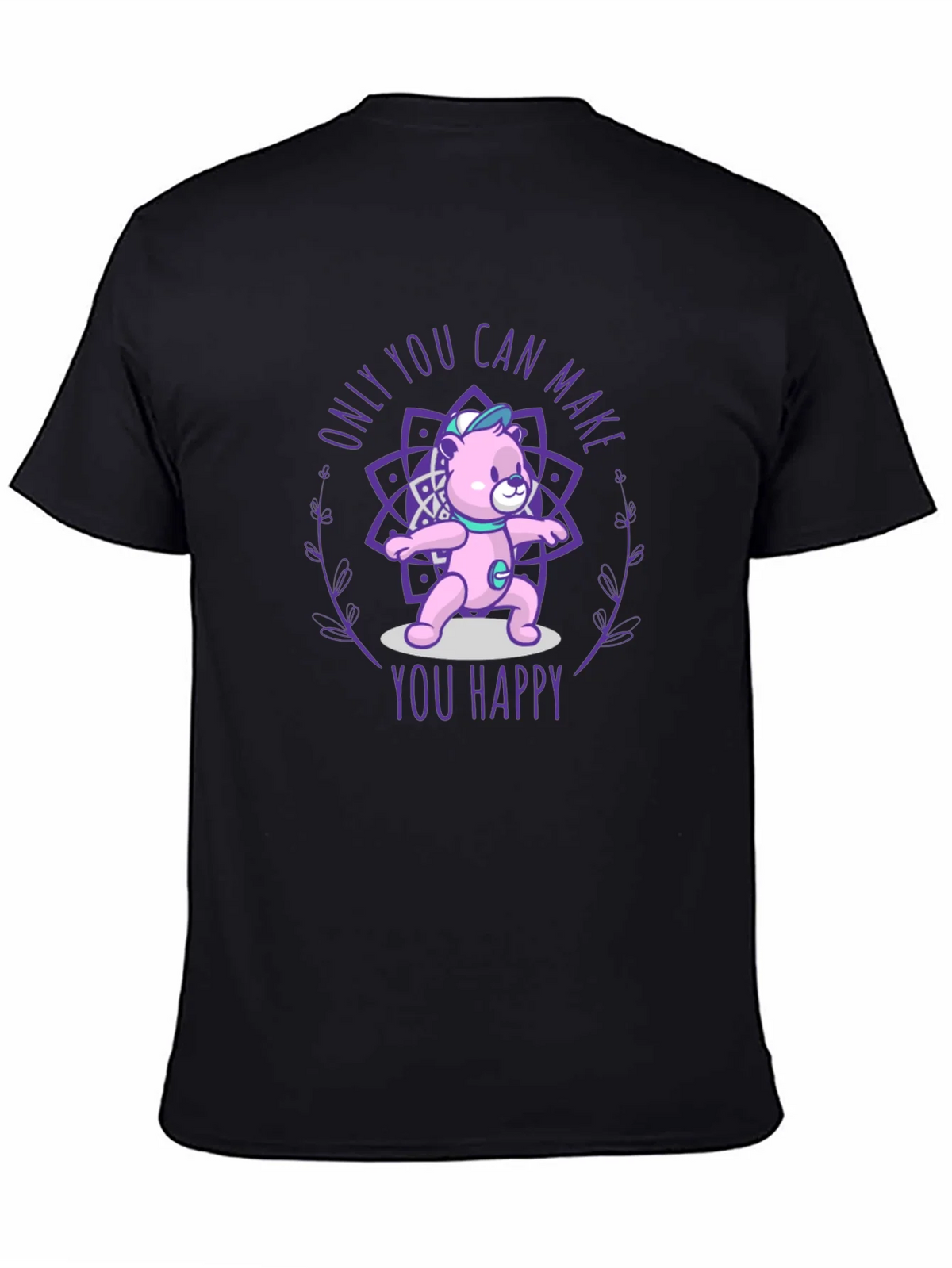 Yoga Bear Graphic Tee: Find Your Inner Peace product image 7
