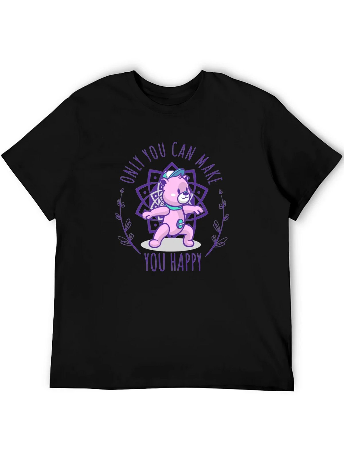 Yoga Bear Graphic Tee: Find Your Inner Peace product image 8
