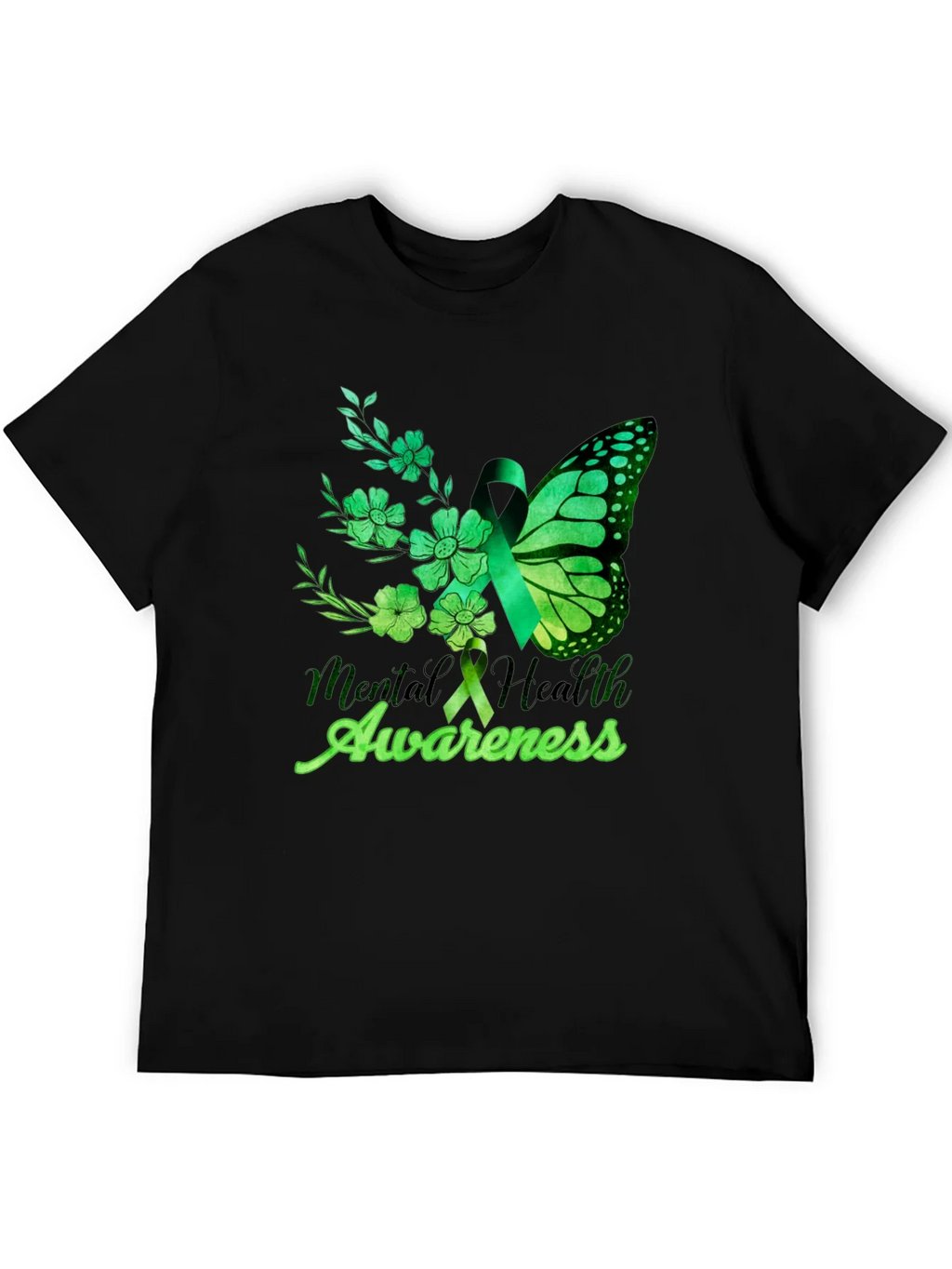 Mental Health Awareness Butterfly T-Shirt product image 8