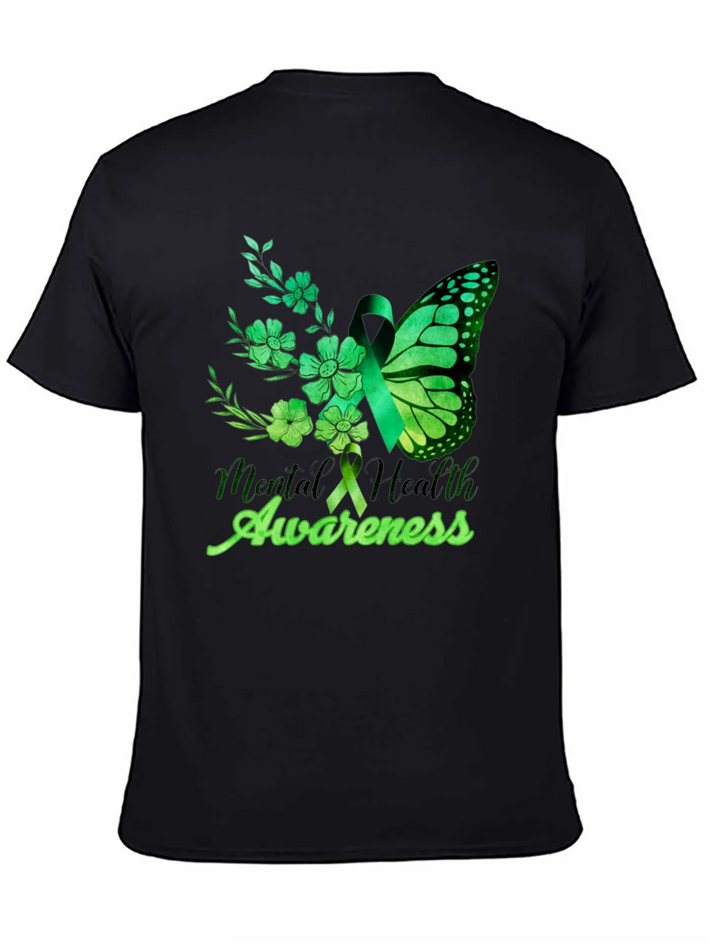 Mental Health Awareness Butterfly T-Shirt product image 7