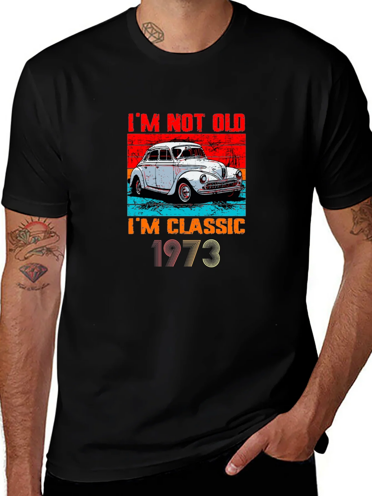 Classic Car 1973 T-Shirt - Im Not Old Im product image 1