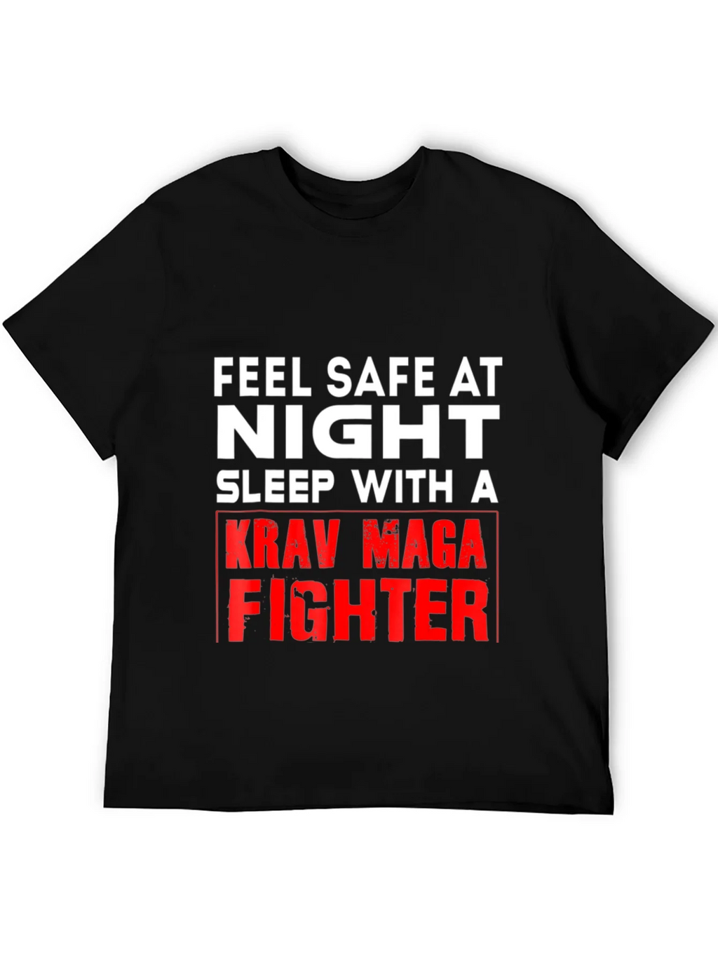 Feel Safe At Night Krav Maga Fighter Graphic Tee product image 8