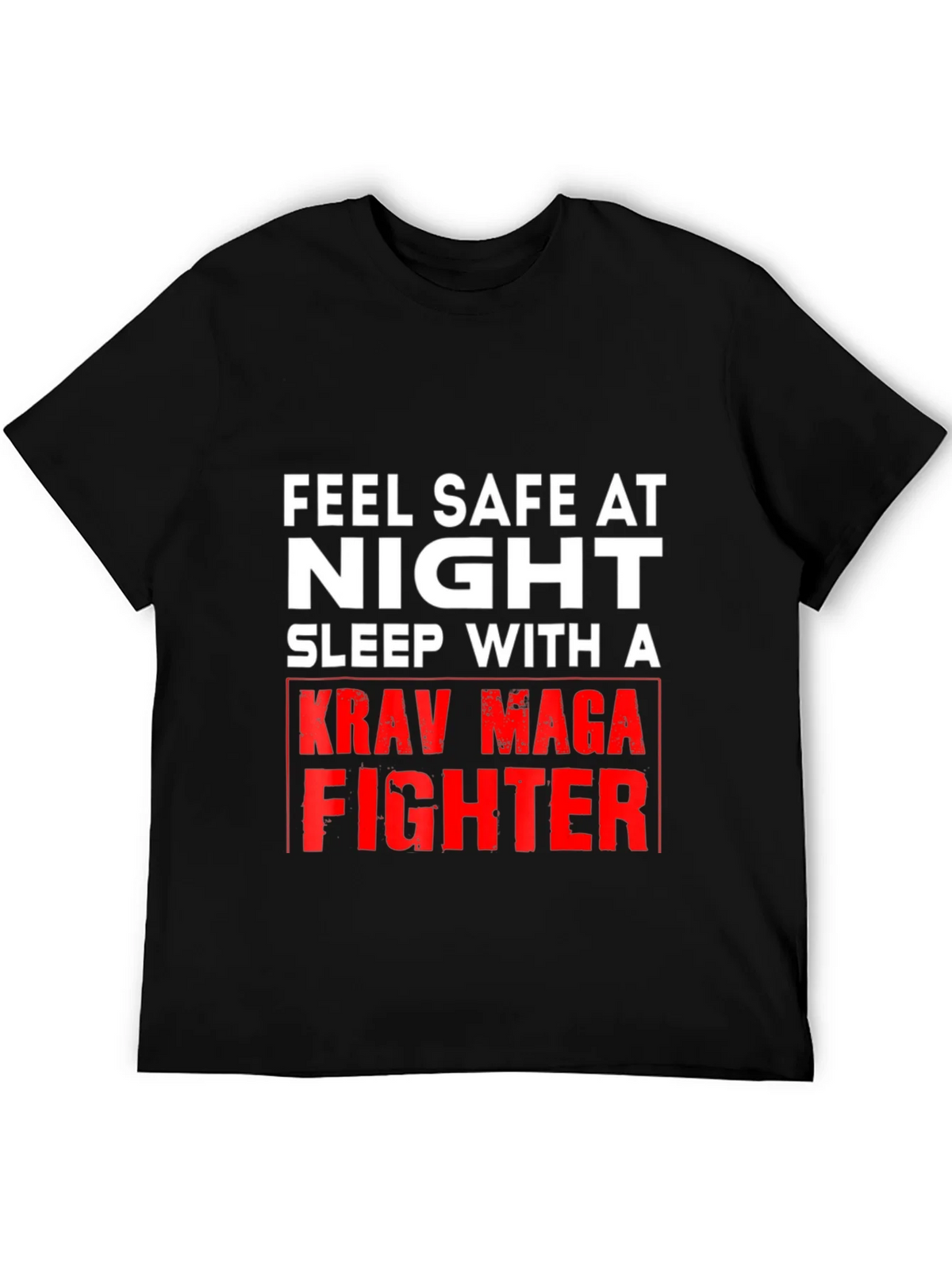 Feel Safe At Night Krav Maga Fighter Graphic Tee product image 8