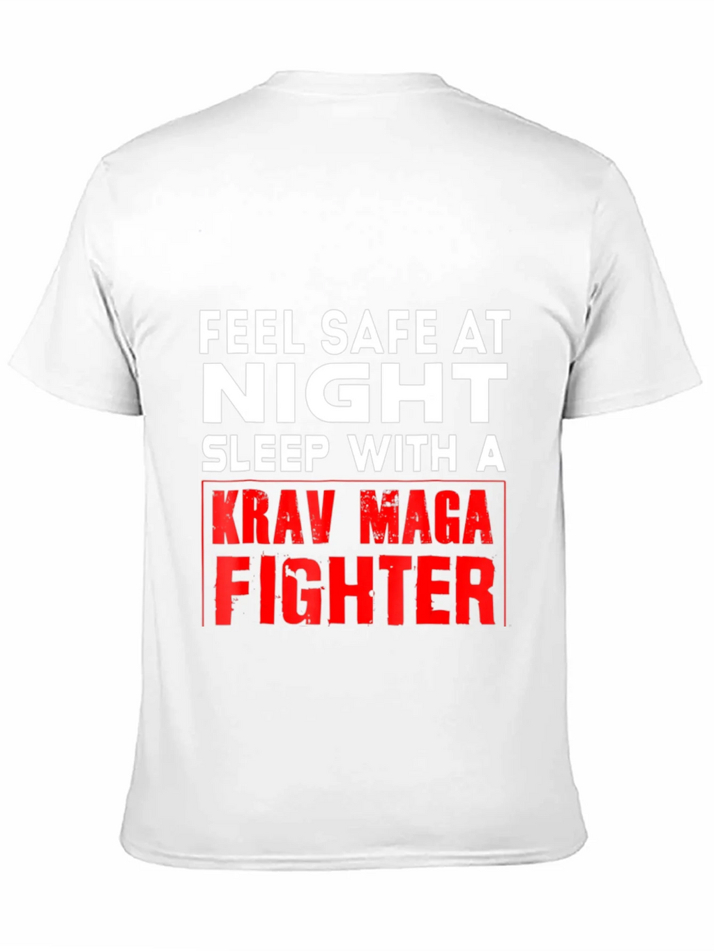 Feel Safe At Night Krav Maga Fighter Graphic Tee product image 2