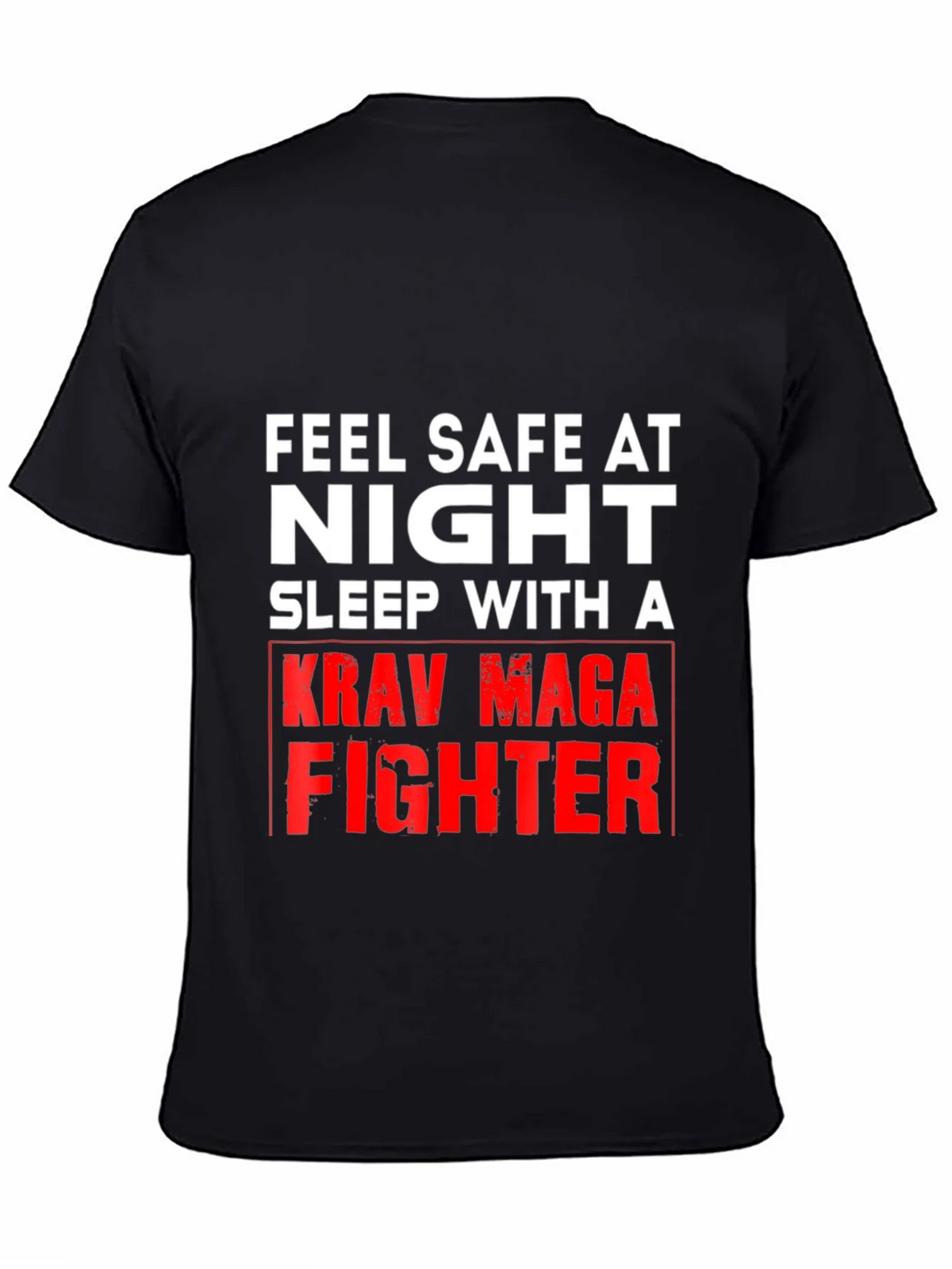 Feel Safe At Night Krav Maga Fighter Graphic Tee product image 7