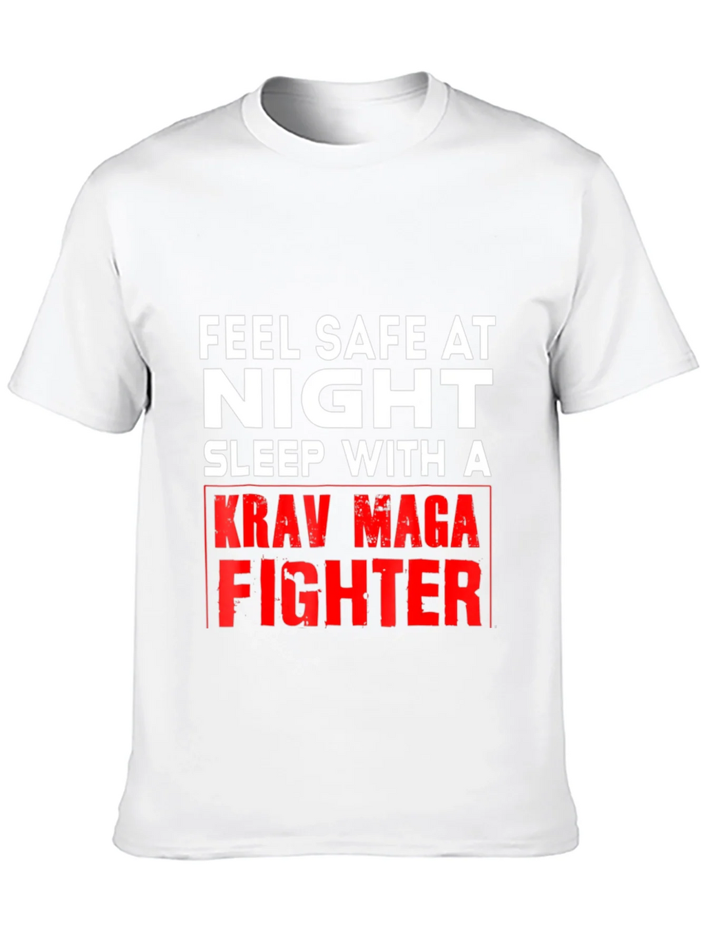 Feel Safe At Night Krav Maga Fighter Graphic Tee product image 12